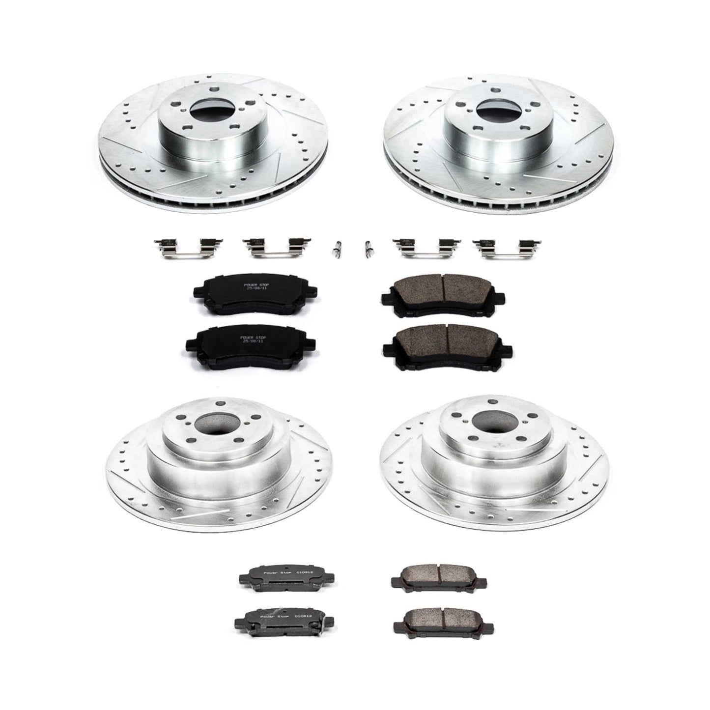 PowerStop Front & Rear Z23 Evolution Sport Brake Kit | Subaru Legacy (01) (K2752)
