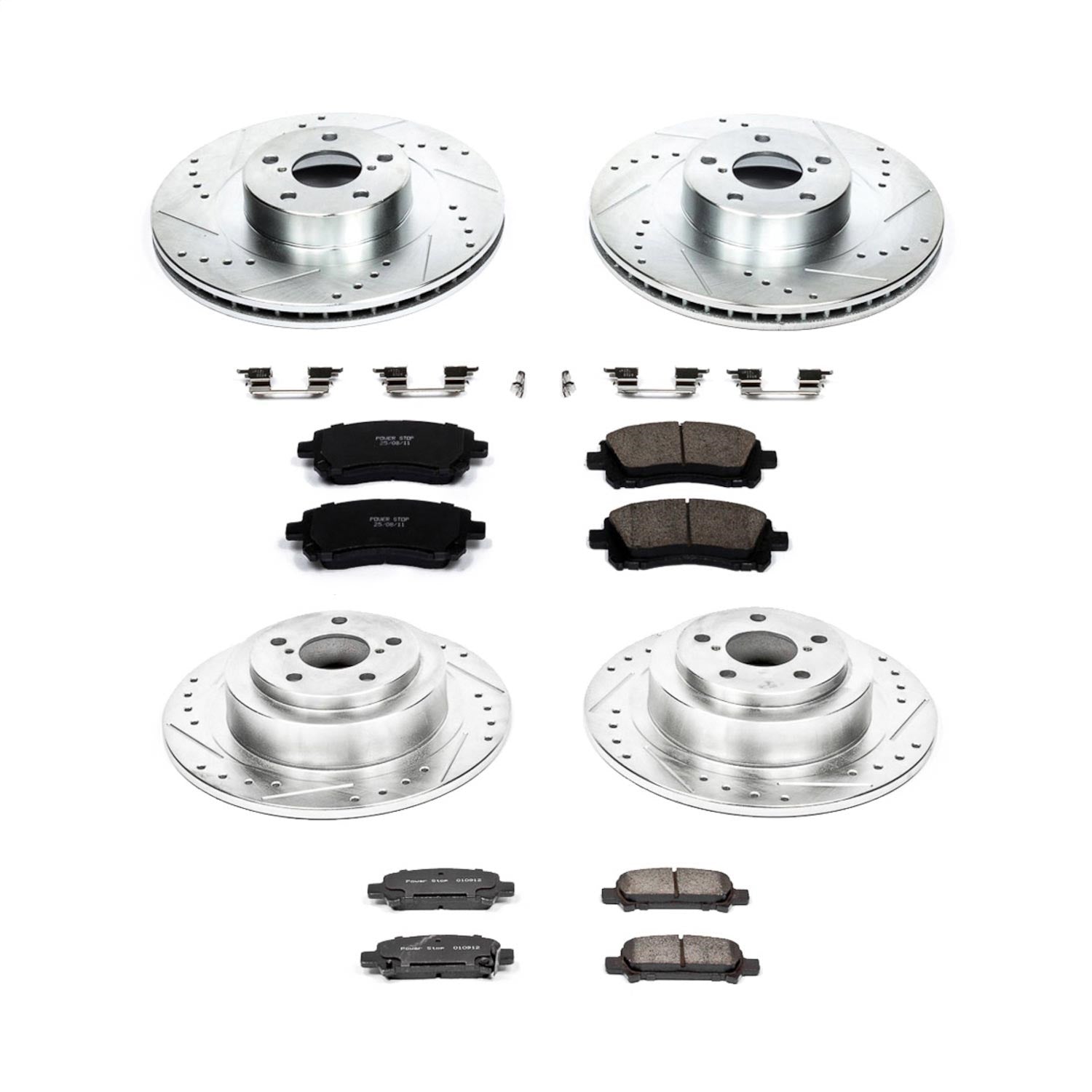 PowerStop Front & Rear Z23 Evolution Sport Brake Kit | Subaru Legacy (01) (K2752)