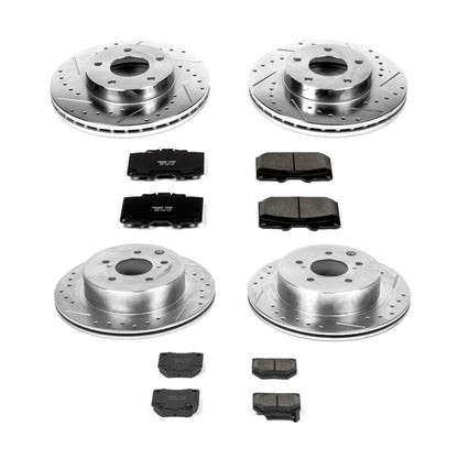 PowerStop Front & Rear Z23 Evolution Sport Brake Kit | Nissan 300ZX (89-90) (K2753)