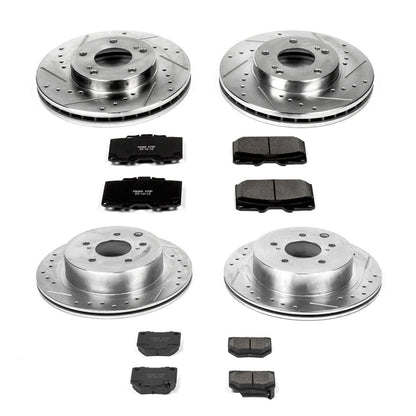 PowerStop Front & Rear Z23 Evolution Sport Brake Kit | Nissan 300ZX (89-96) (K2754)