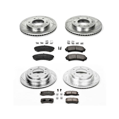 PowerStop Front & Rear Z23 Evolution Sport Brake Kit | Mitsubishi Montero (01-06) (K2755)
