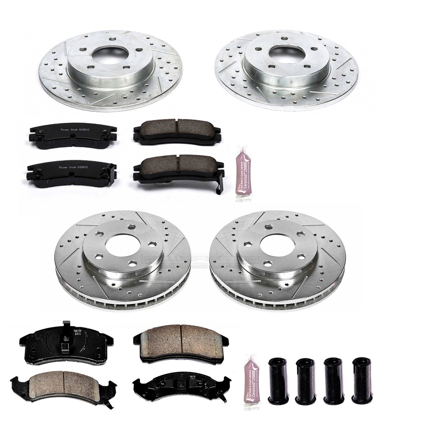 PowerStop Front & Rear Z23 Evolution Sport Brake Kit | Buick Riviera (92-93) (K2760)