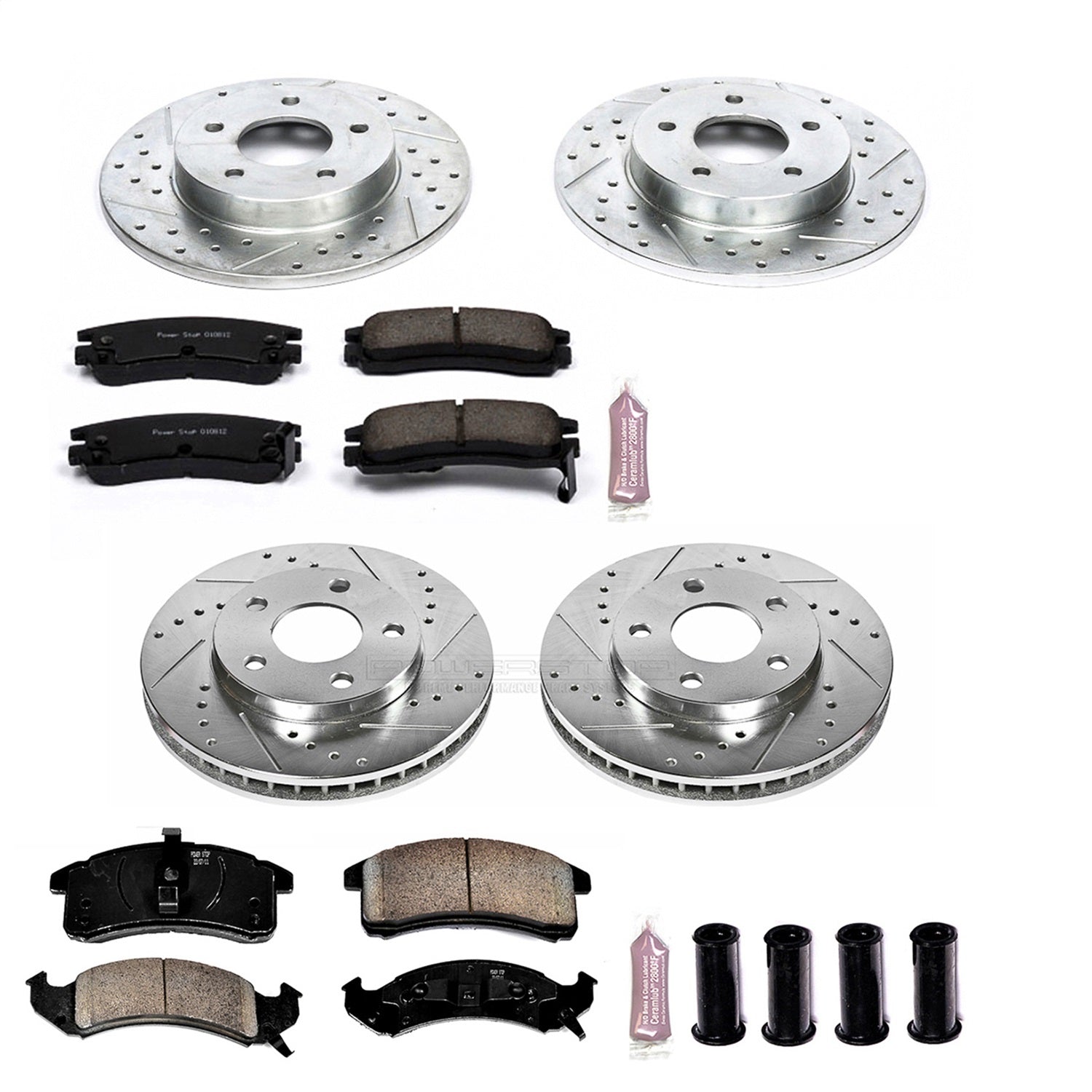 PowerStop Front & Rear Z23 Evolution Sport Brake Kit | Buick Riviera (92-93) (K2760)