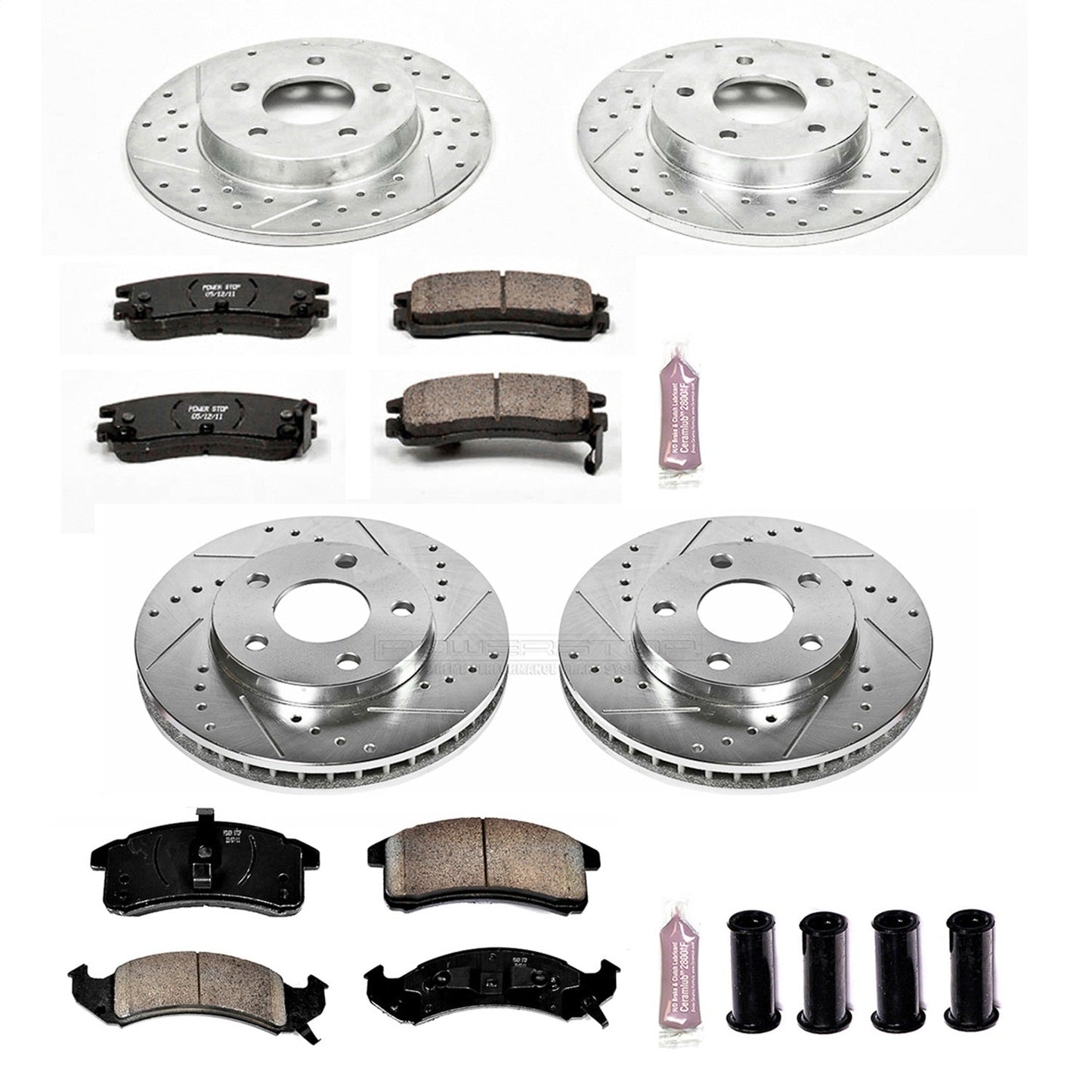 PowerStop Front & Rear Z23 Evolution Sport Brake Kit | Cadillac Eldorado (92-93) (K2762)