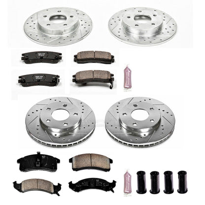 PowerStop Front & Rear Z23 Evolution Sport Brake Kit | Cadillac Eldorado (92-93) (K2762)