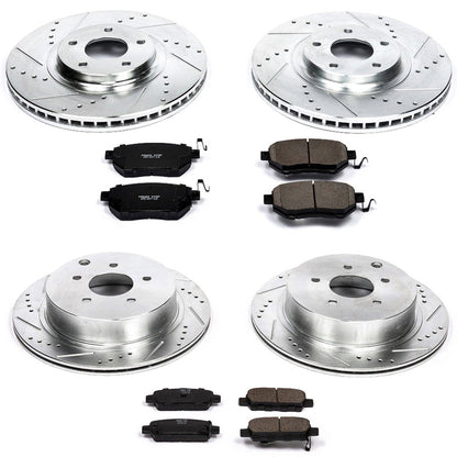 PowerStop Front & Rear Z23 Evolution Sport Brake Kit | Infiniti FX35 (03-05) (K2767)