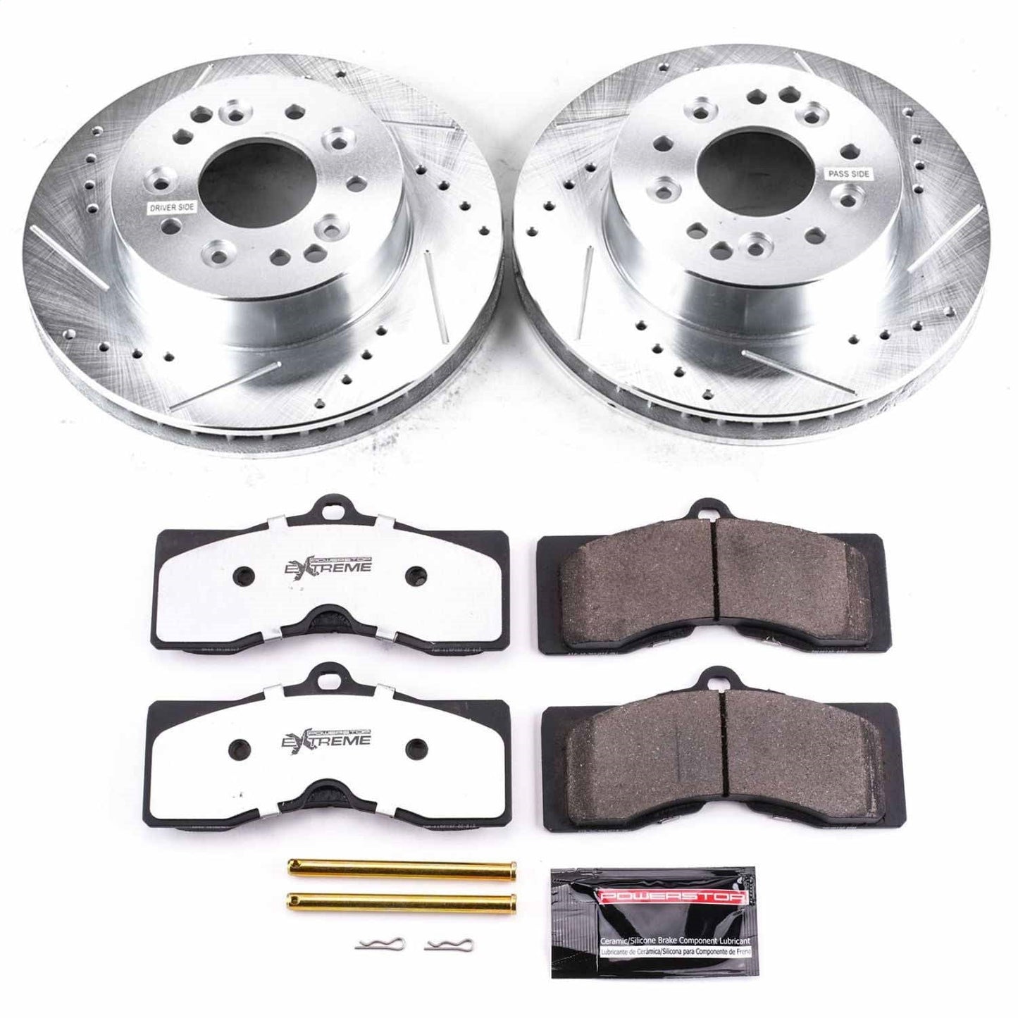 PowerStop Front & Rear Z26 Street Warrior Brake Kit | Chevrolet Camaro (69) (K2769-26)