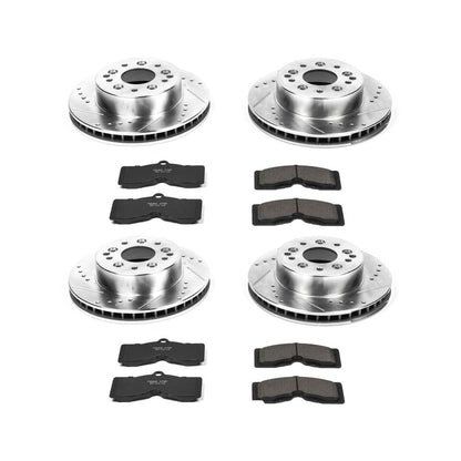 PowerStop Front & Rear Z23 Evolution Sport Brake Kit | Chevrolet Camaro (1969) (K2769)