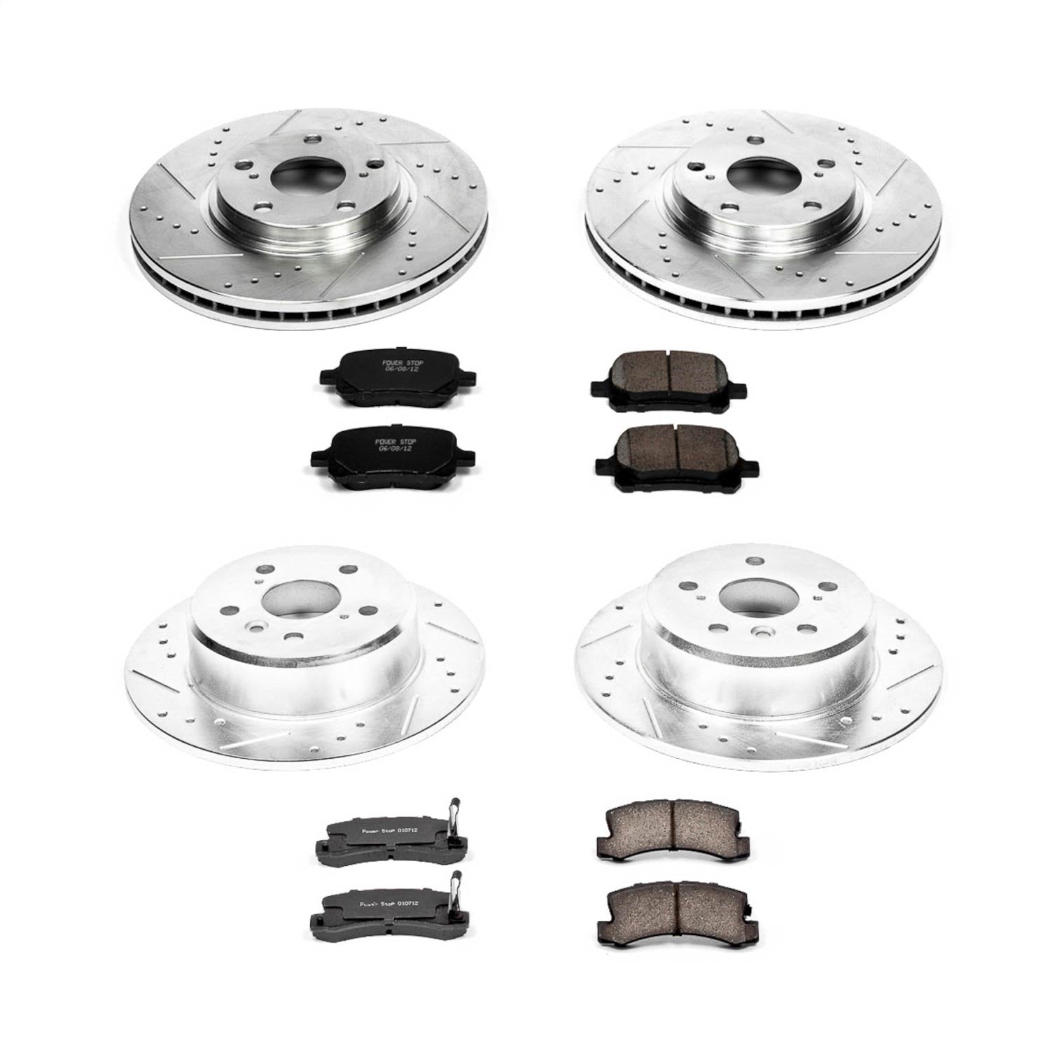 PowerStop Z23 Evolution Sport Front & Rear Brake Kit | Lexus RX300 (99-01) (K2774)