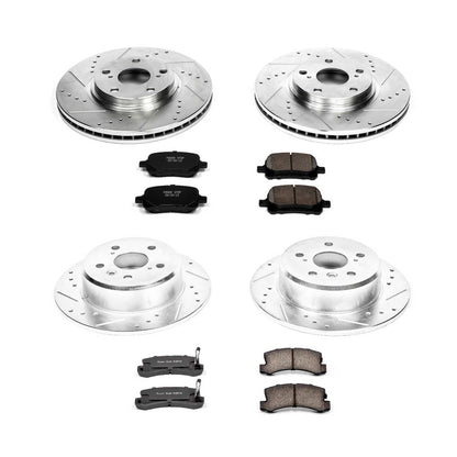 PowerStop Z23 Evolution Sport Front & Rear Brake Kit | Lexus RX300 (99-01) (K2774)