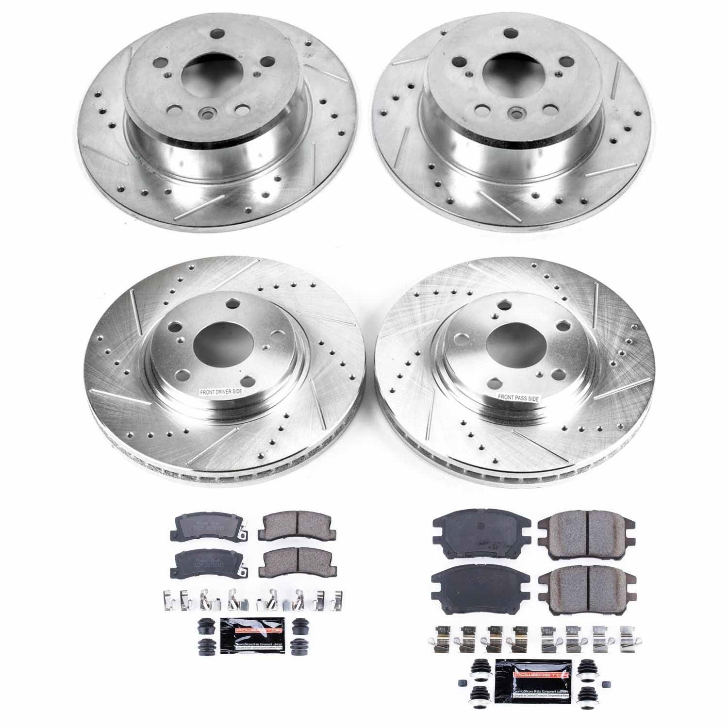 PowerStop Front & Rear Z23 Evolution Sport Brake Kit | Lexus RX300 (02-03) (K2775)