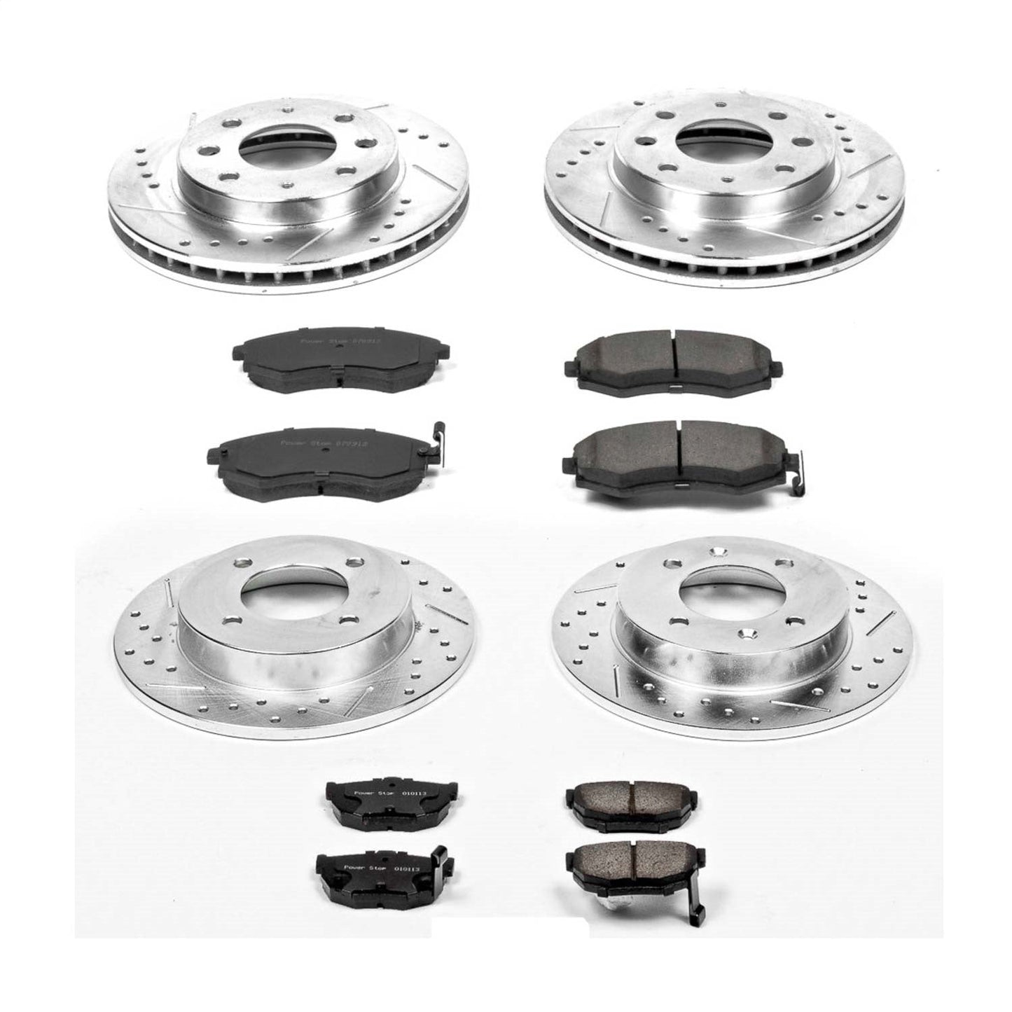 PowerStop Front & Rear Z23 Evolution Sport Brake Kit | Hyundai Elantra (98-01) (K2778)