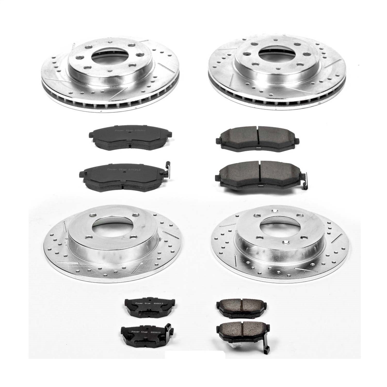 PowerStop Front & Rear Z23 Evolution Sport Brake Kit | Hyundai Elantra (98-01) (K2778)