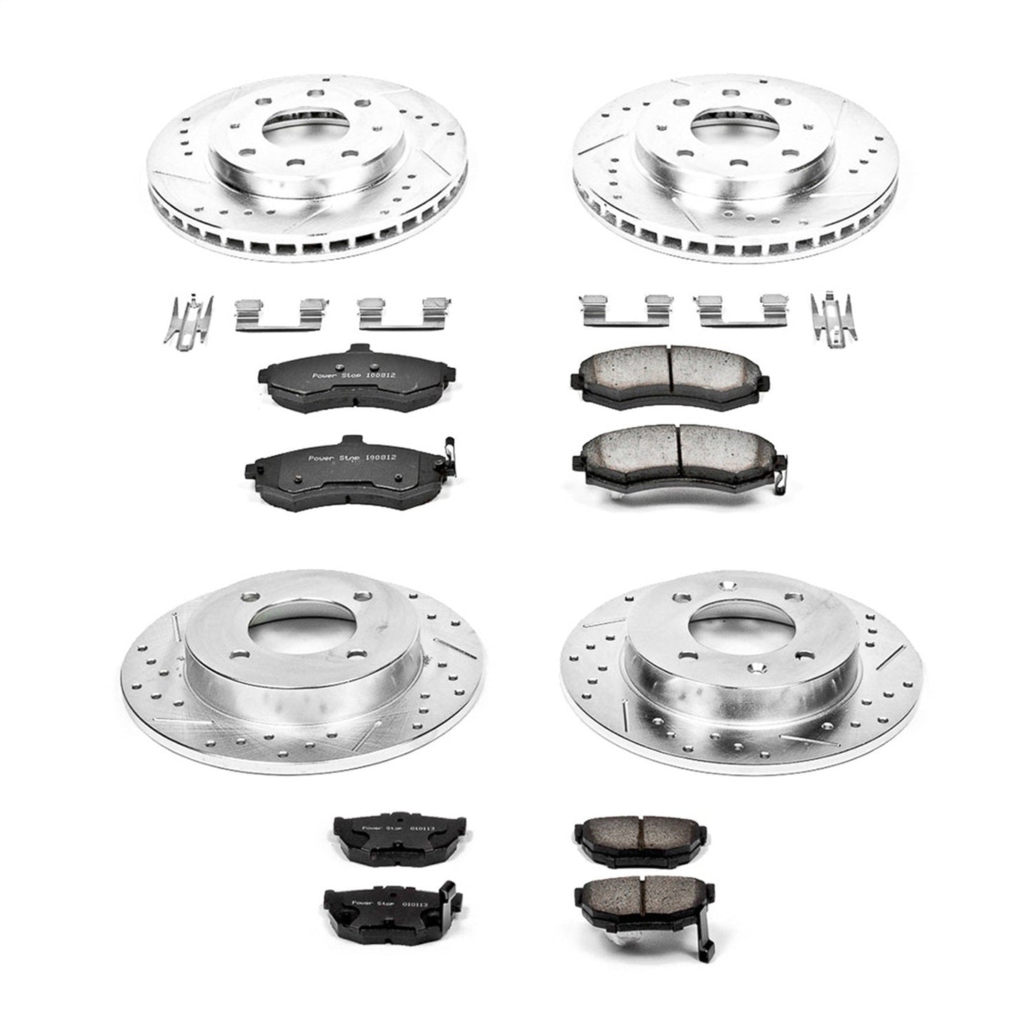 PowerStop Front & Rear Z23 Evolution Sport Brake Kit | Hyundai Elantra (02-05) (K2779)