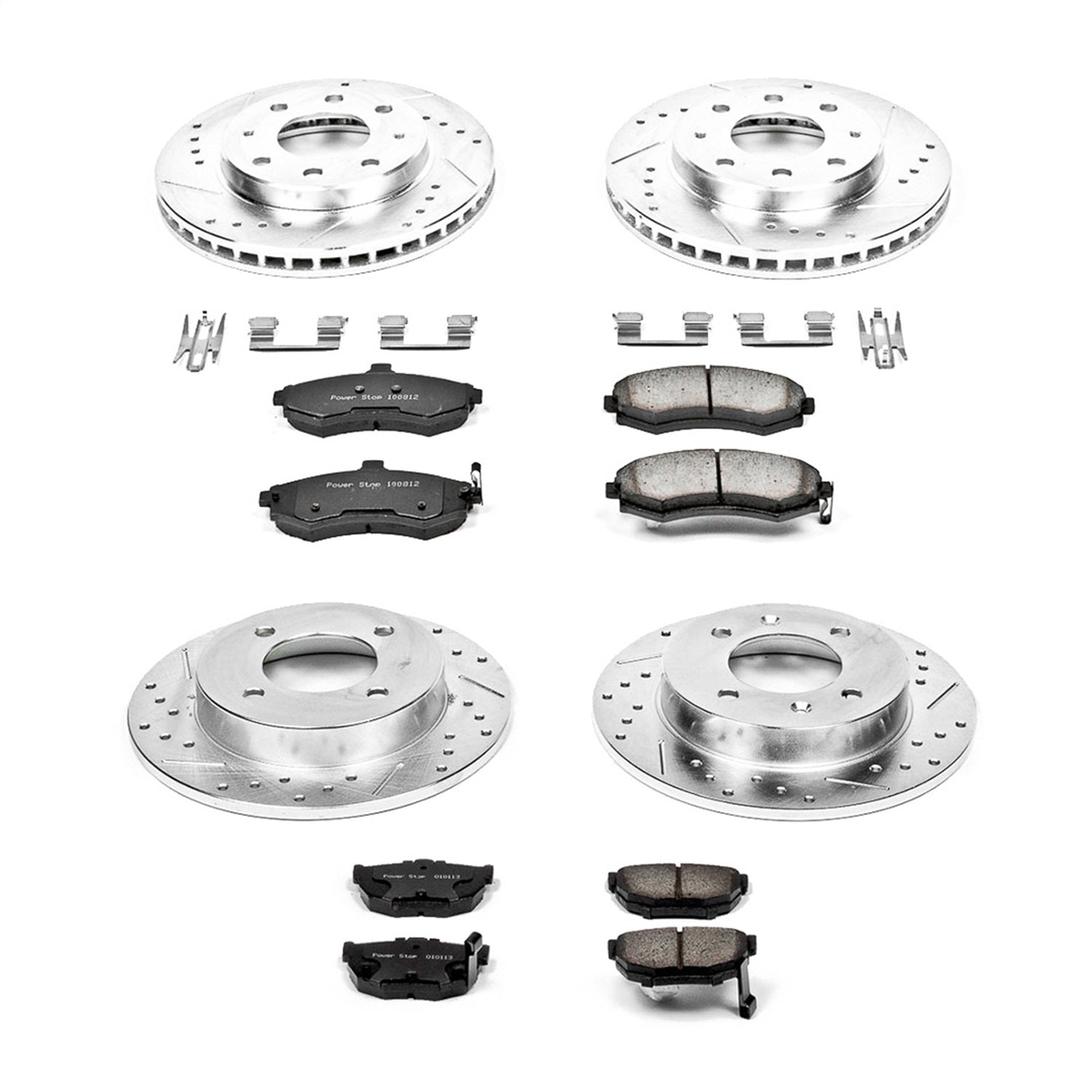 PowerStop Front & Rear Z23 Evolution Sport Brake Kit | Hyundai Elantra (02-05) (K2779)