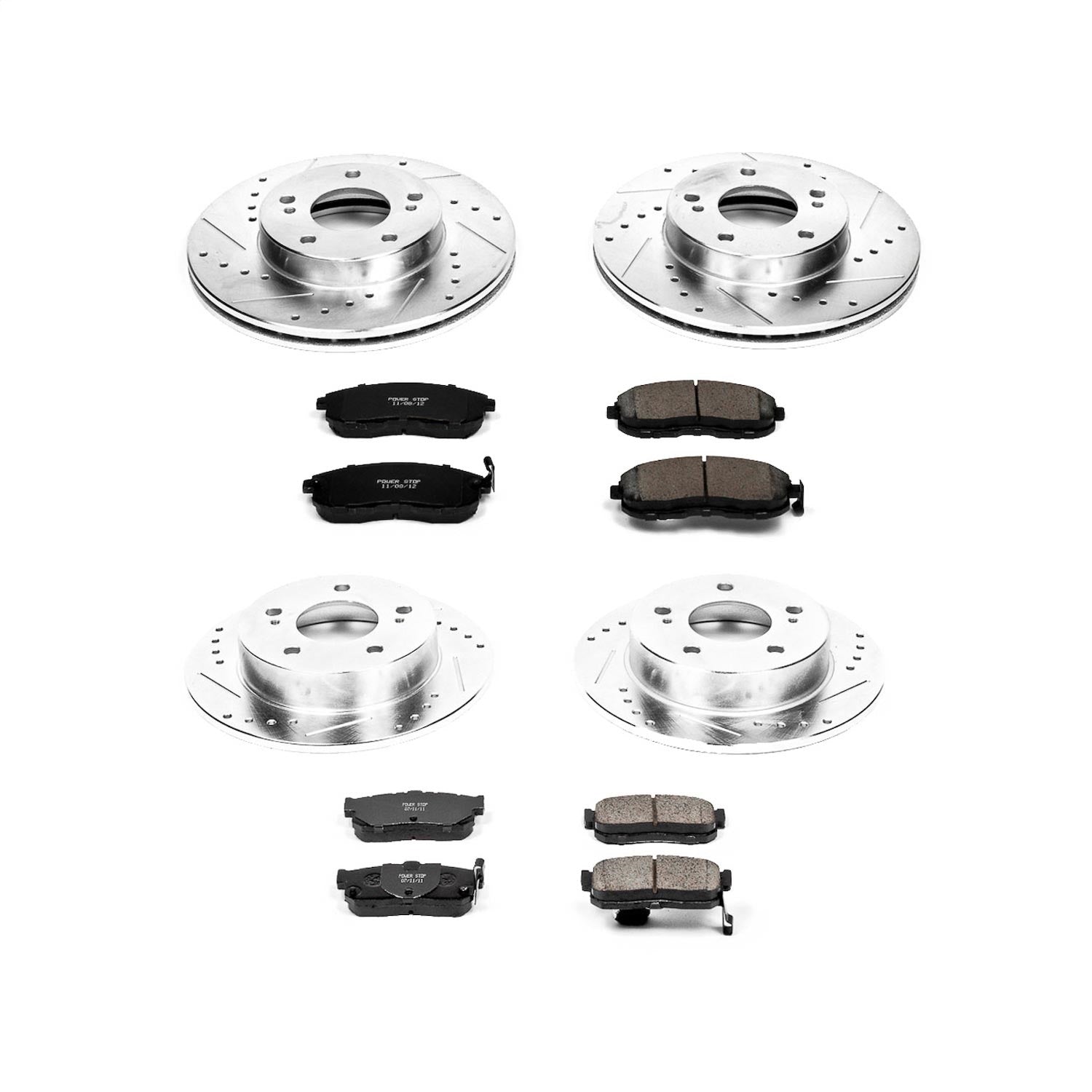 PowerStop Front & Rear Z23 Evolution Sport Brake Kit | Nissan Maxima (89-94) (K2780)