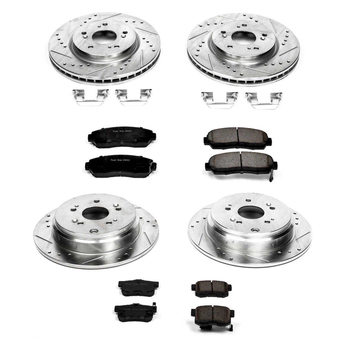 PowerStop Front & Rear Z23 Evolution Sport Brake Kit | Acura RDX (07-09) (K2781)