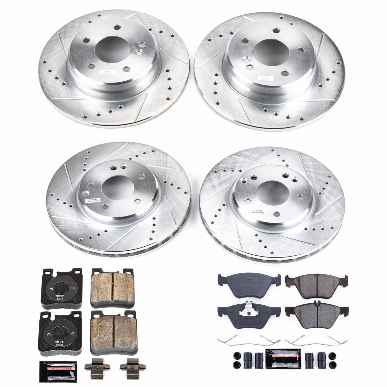 PowerStop Front & Rear Z23 Evolution Sport Brake Kit | Mercedes-Benz CLK320 (98-99) (K2785)