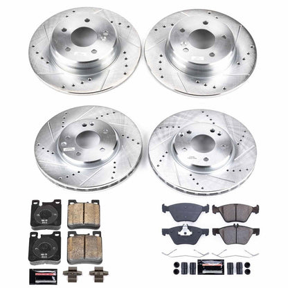 PowerStop Front & Rear Z23 Evolution Sport Brake Kit | Mercedes-Benz CLK320 (98-99) (K2785)