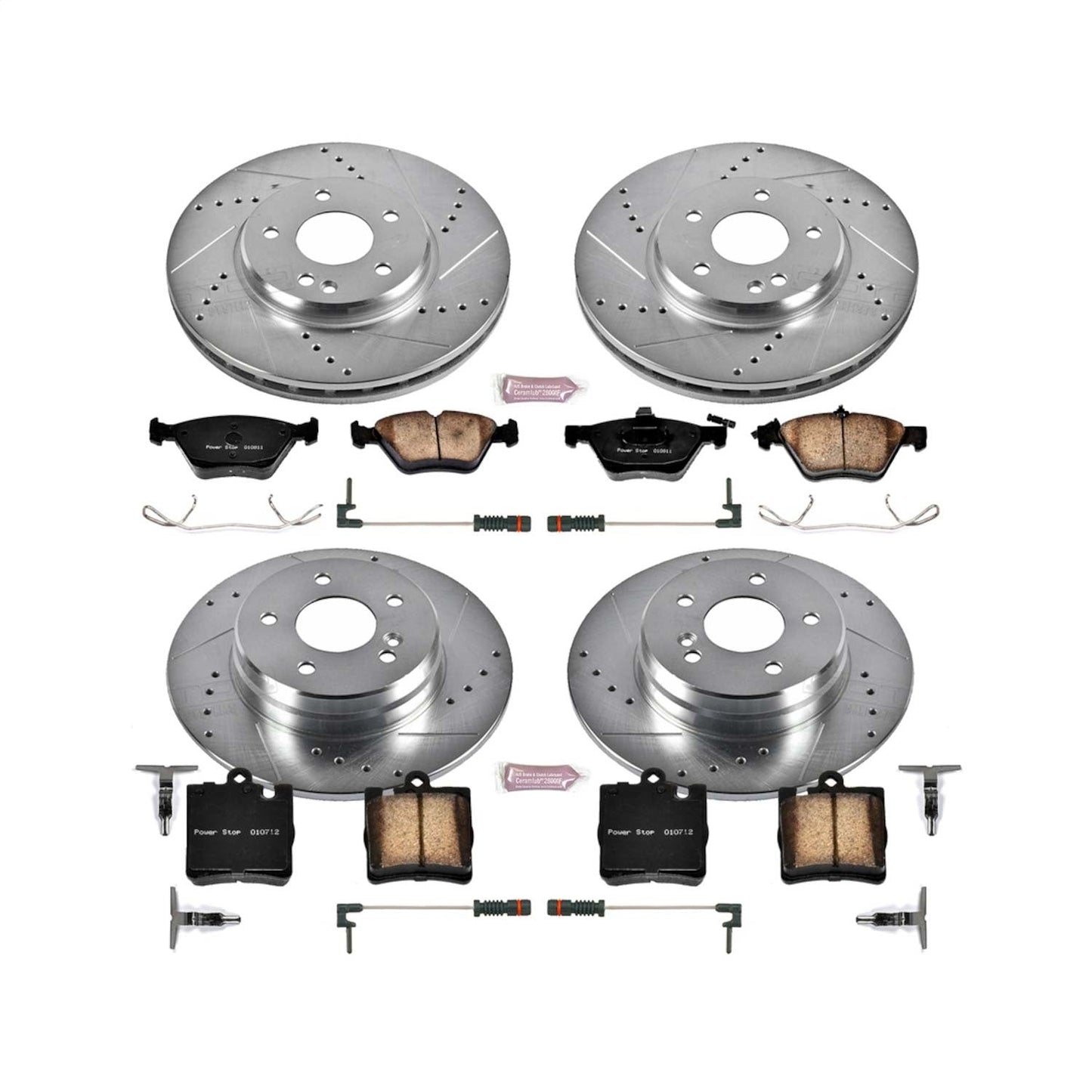 PowerStop Front & Rear Z23 Evolution Sport Brake Kit | Mercedes-Benz CLK320 (00-02) (K2786)