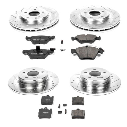 PowerStop Front & Rear Z23 Evolution Sport Brake Kit | Mercedes-Benz E430 (01-02) (K2790)
