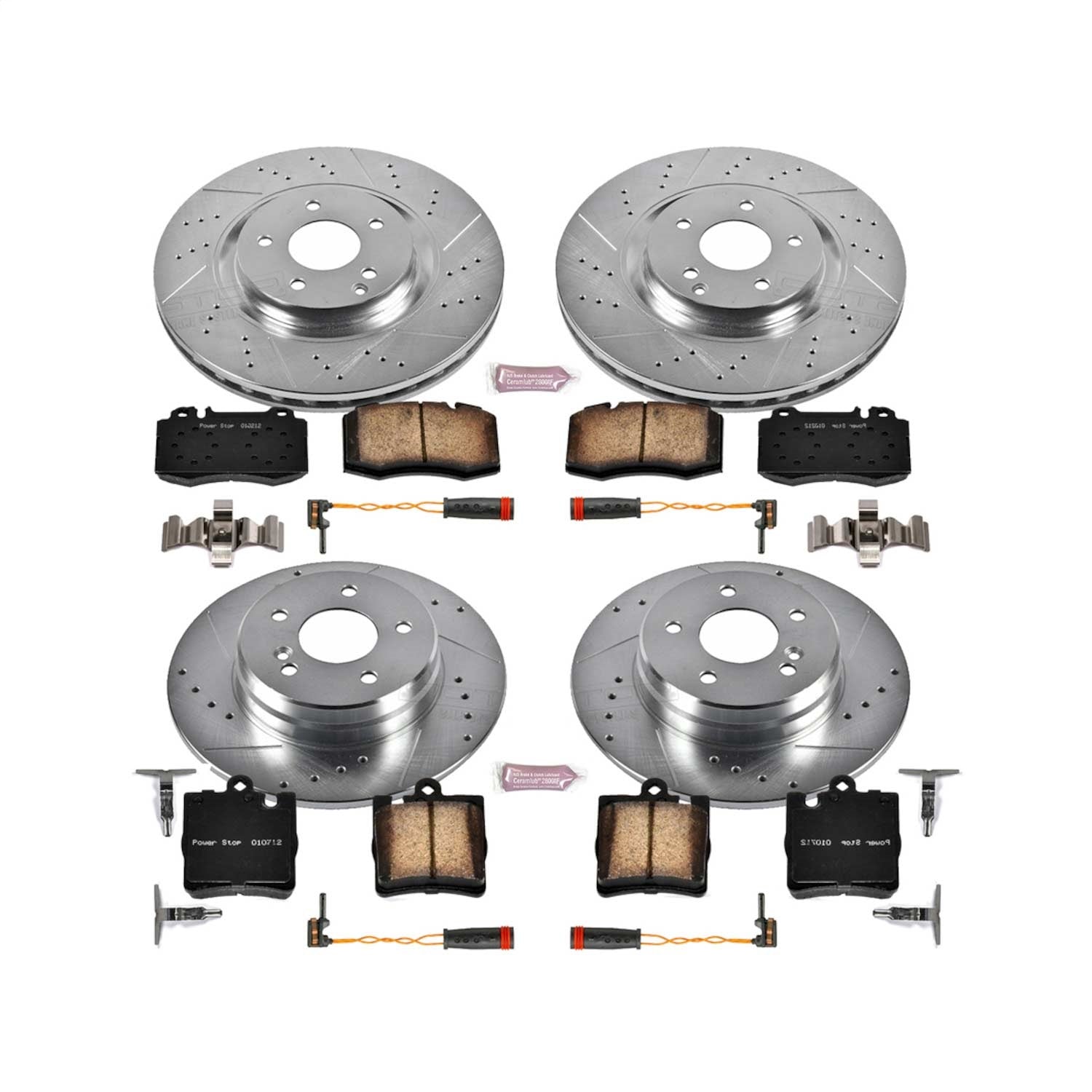 PowerStop Front & Rear Z23 Evolution Brake Kit | Mercedes-Benz C230 (04) (K2791)
