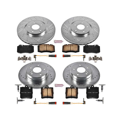 PowerStop Front & Rear Z23 Evolution Brake Kit | Mercedes-Benz C230 (04) (K2791)