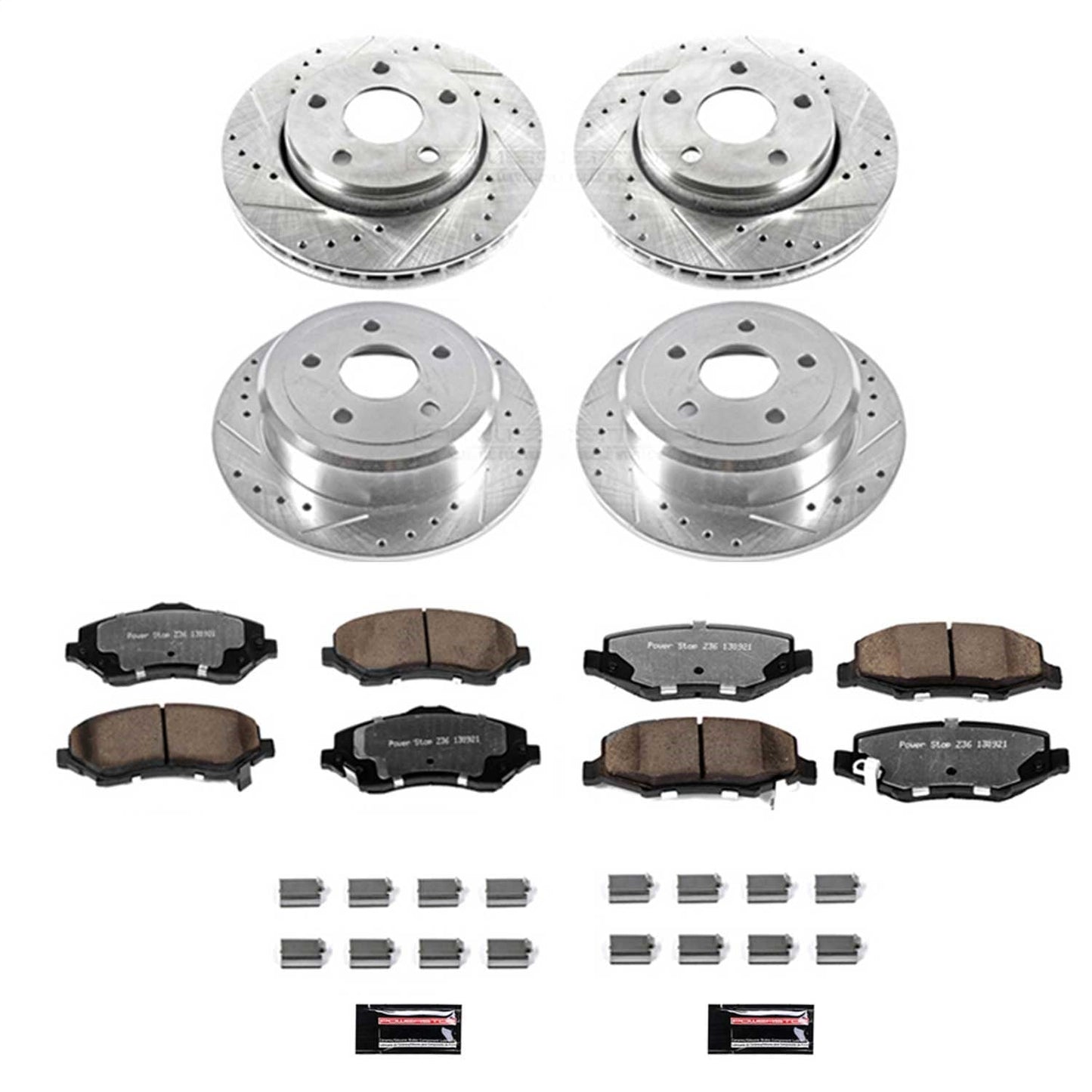 PowerStop Front & Rear Z36 Truck & Tow Brake Kit | Jeep Wrangler (07-17) (K2798-36)