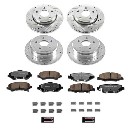 PowerStop Front & Rear Z36 Truck & Tow Brake Kit | Jeep Wrangler (07-17) (K2798-36)