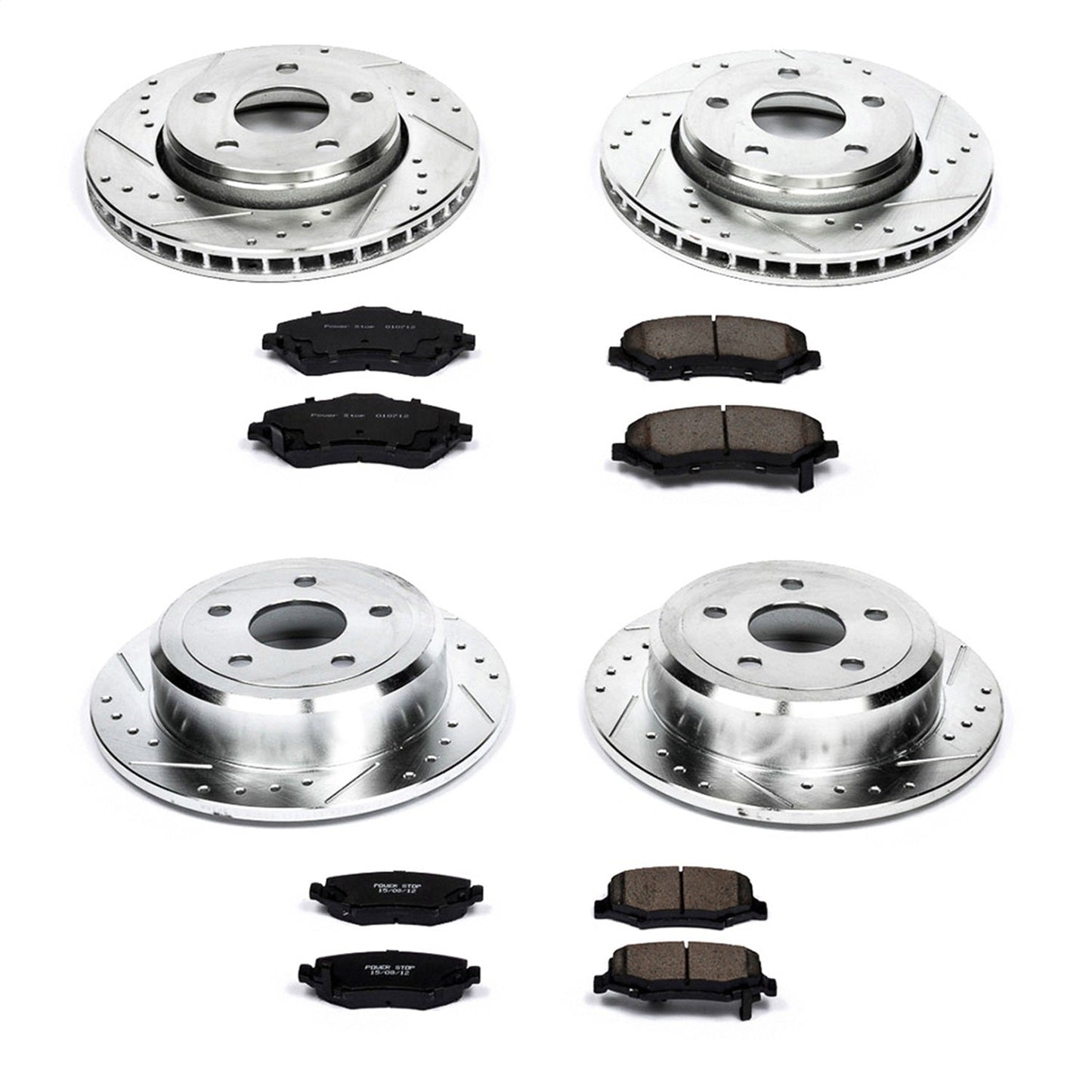 PowerStop Front & Rear Z23 Evolution Sport Brake Kit | Jeep Wrangler (07-17) (K2798)