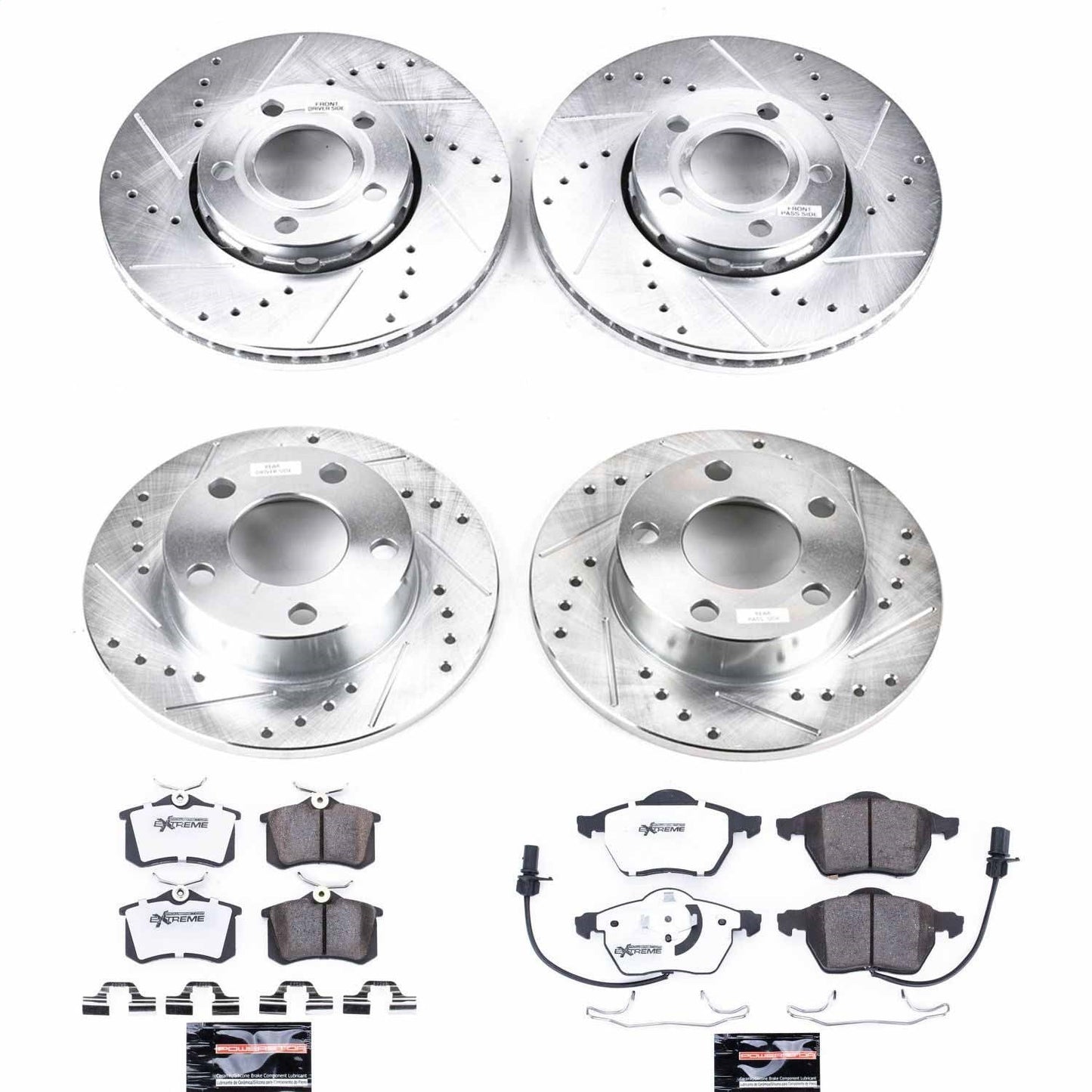 PowerStop Front & Rear Z26 Street Warrior Brake Kit | Volkswagen Passat (99-05) (K2800-26)