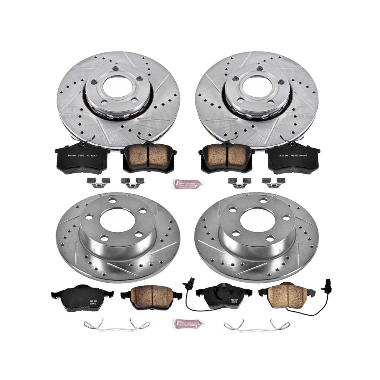 PowerStop Front & Rear Z23 Evolution Sport Brake Kit | Volkswagen Passat (99-05) (K2800)
