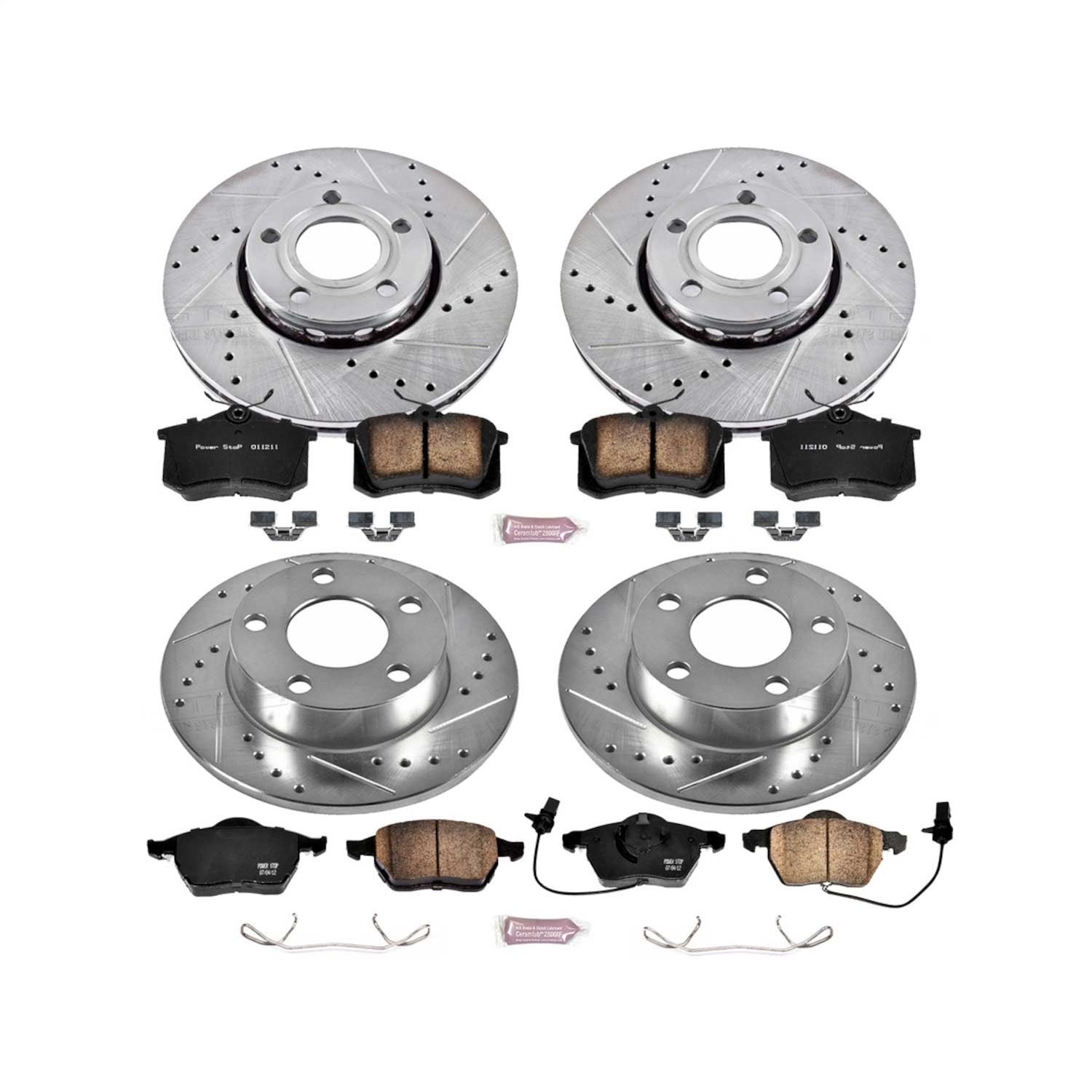 PowerStop Front & Rear Z23 Evolution Sport Brake Kit | Volkswagen Passat (99-05) (K2800)