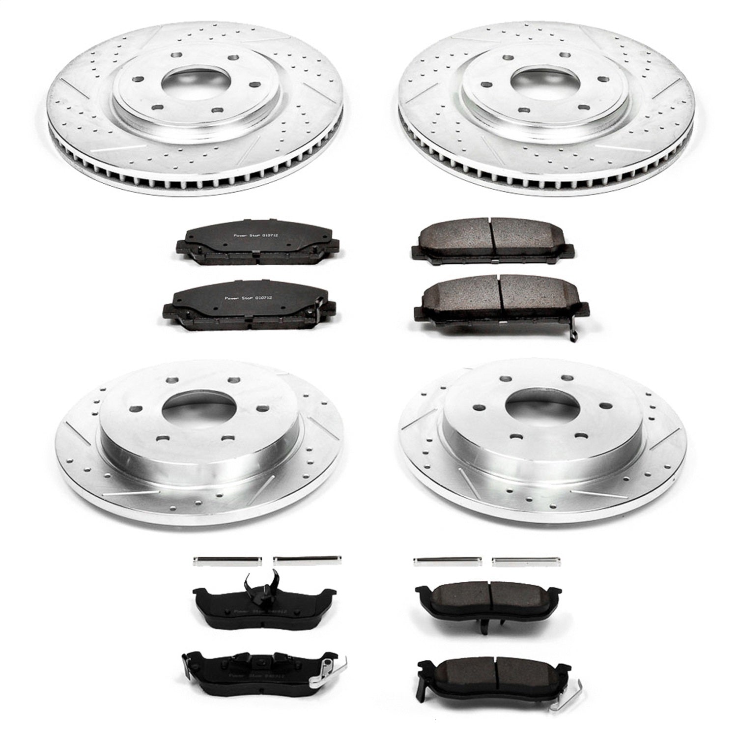 PowerStop Front & Rear Z23 Evolution Sport Brake Kit | Infiniti QX56 (06-07) (K2804)