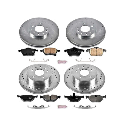 PowerStop Front & Rear Z23 Evolution Sport Brake Kit | Saab 9-5 (99-06) (K2808)