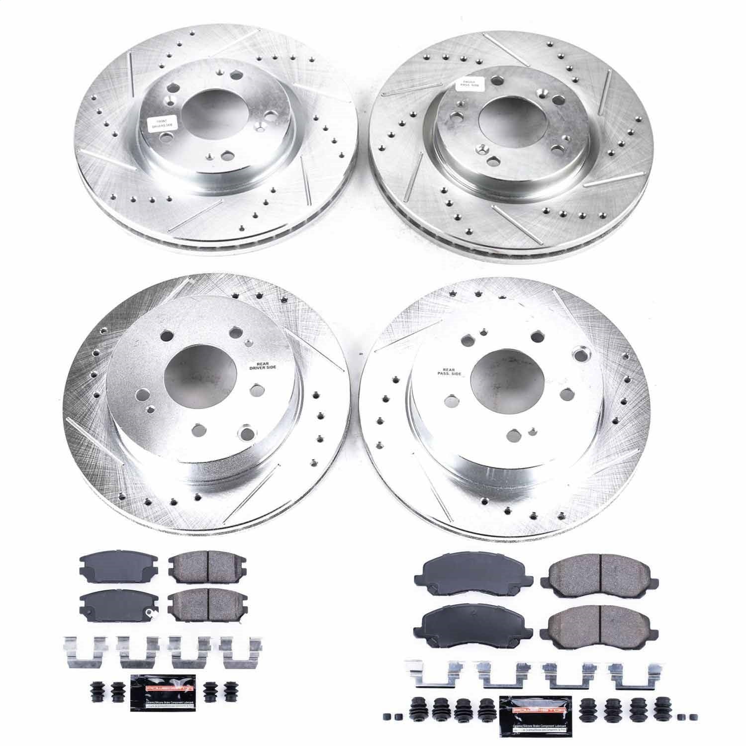 PowerStop Front & Rear Z23 Evolution Sport Brake Kit | Mitsubishi Eclipse (06-12) (K2809)