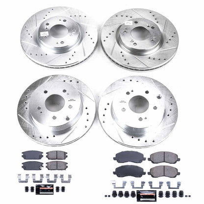 PowerStop Front & Rear Z23 Evolution Sport Brake Kit | Mitsubishi Eclipse (06-12) (K2809)