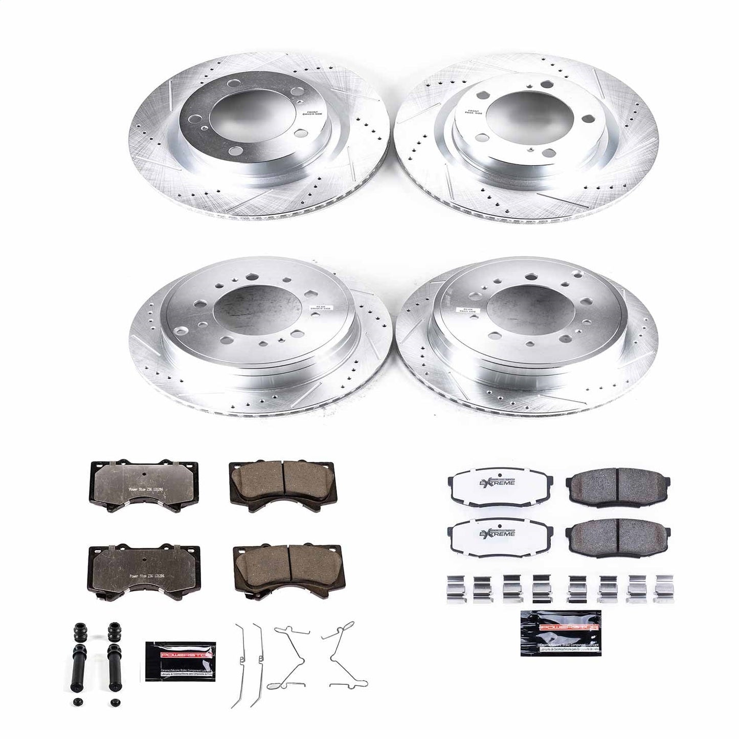 PowerStop Front & Rear Z36 Truck & Tow Brake Kit | Lexus LX570 (16-18) (K2813-36)