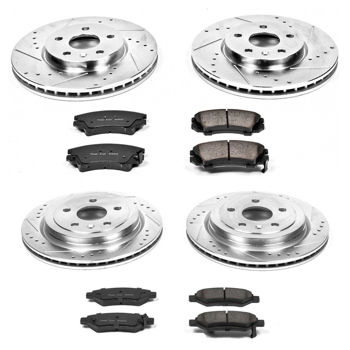 PowerStop Front & Rear Z23 Evolution Sport Brake Kit | Chevrolet Camaro (10-15) (K2816)