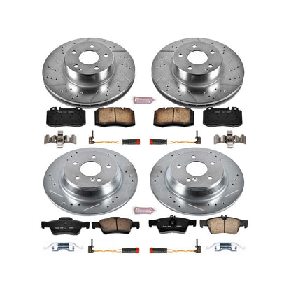 PowerStop Front & Rear Z23 Evolution Sport Brake Kit | Mercedes-Benz S350 (06) (K2817)