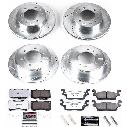 PowerStop Front & Rear Z36 Truck & Tow Brake Kit | Hummer H3 (06-10) (K2820-36)