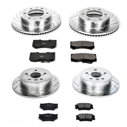 PowerStop Front & Rear Z23 Evolution Sport Brake Kit | Hummer H3 (06-10) (K2820)