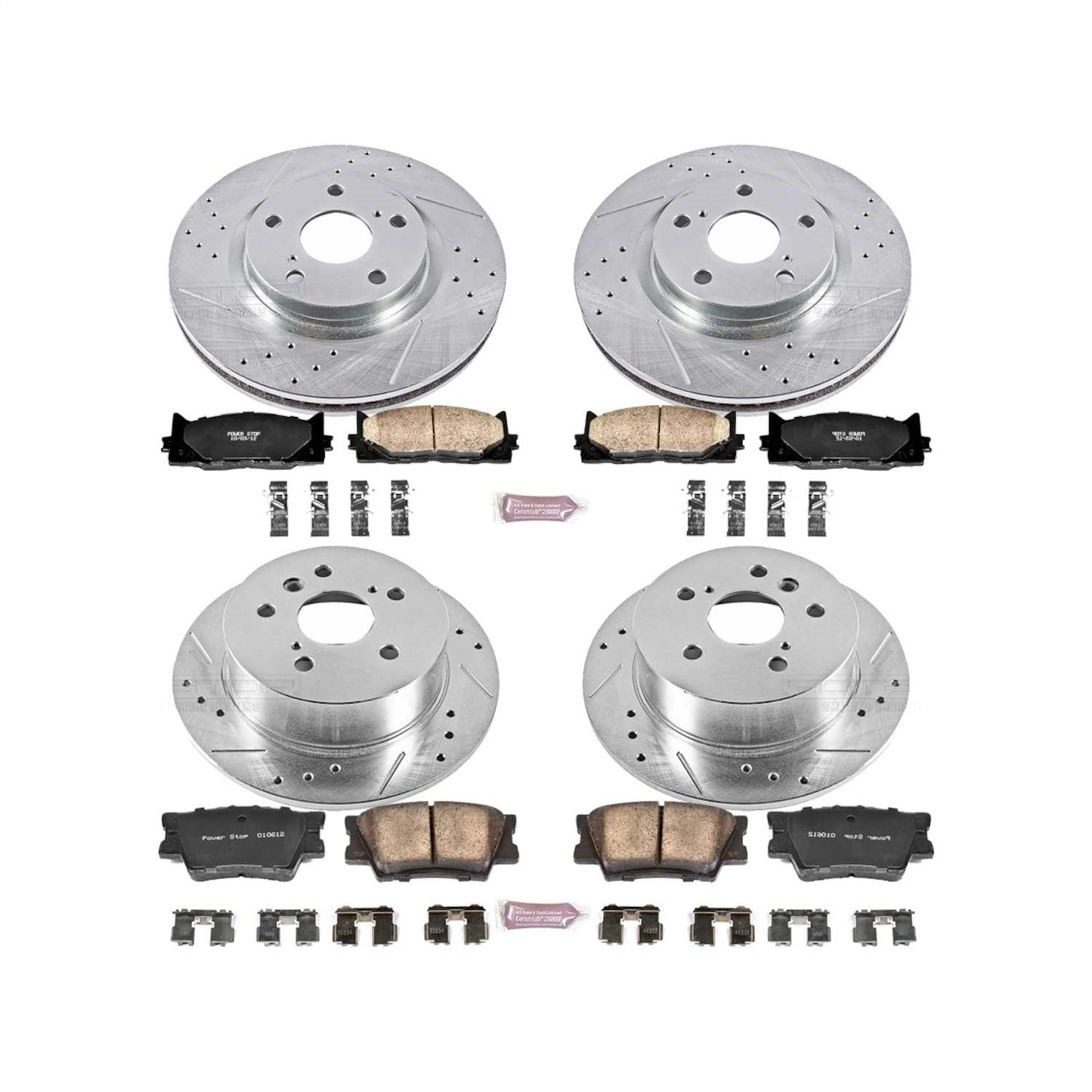 PowerStop Front & Rear Z23 Evolution Sport Brake Kit | Lexus ES350 (07-12) (K2822)