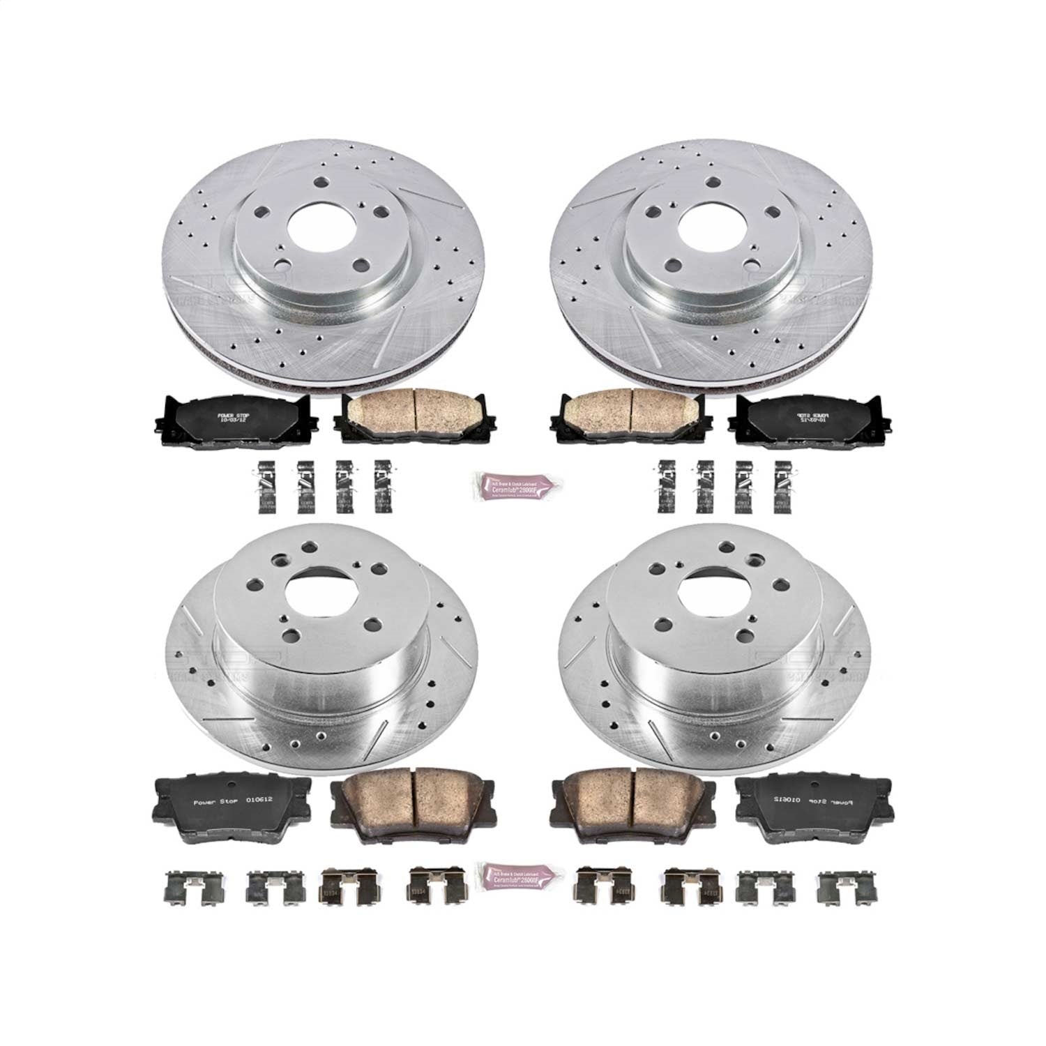 PowerStop Front & Rear Z23 Evolution Sport Brake Kit | Lexus ES350 (07-12) (K2822)
