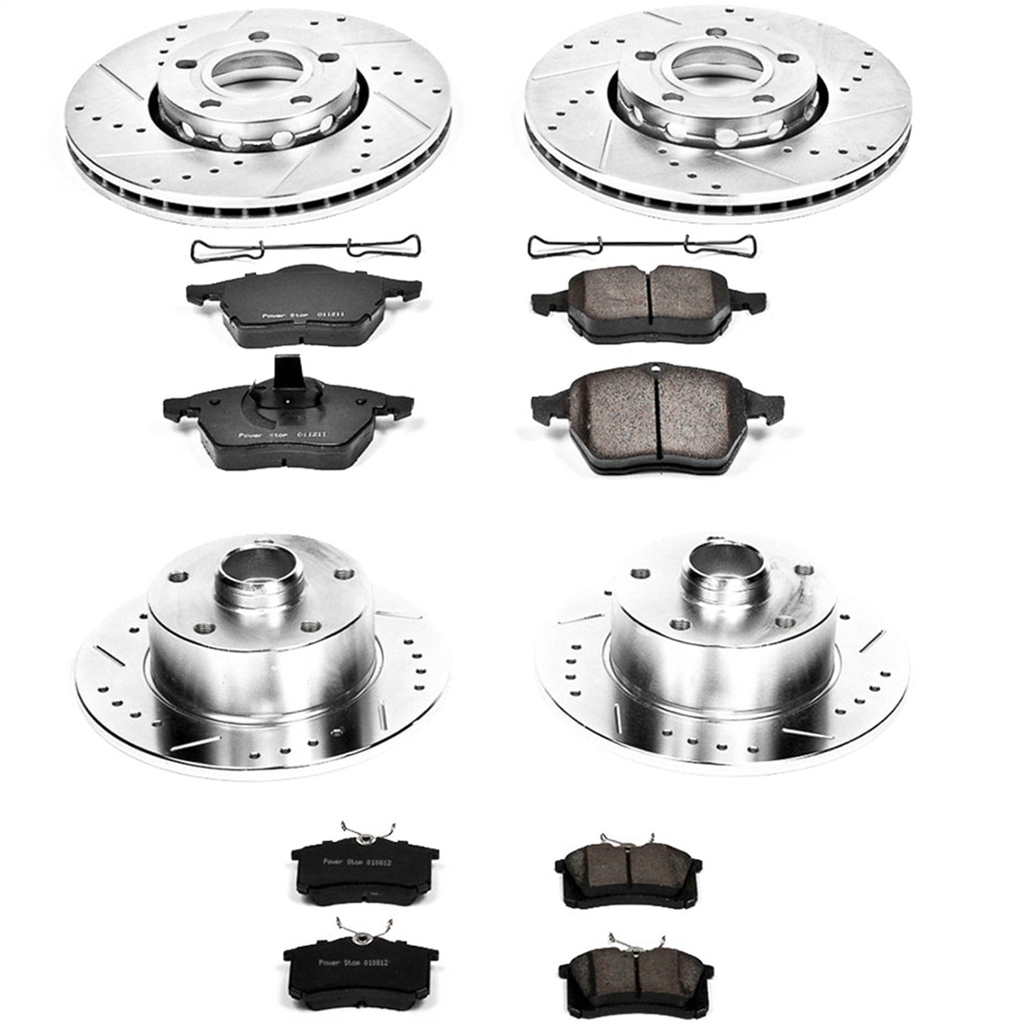 PowerStop Front & Rear Z23 Evolution Sport Brake Kit | Audi A4 (97-98) (K2824)
