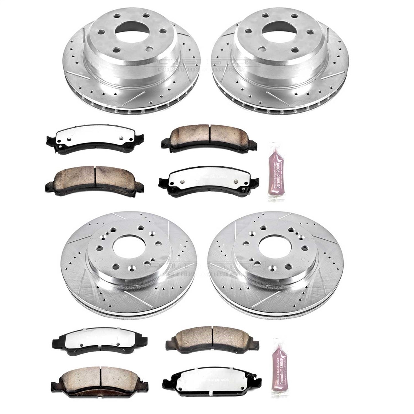 PowerStop Front & Rear Z36 Truck & Tow Brake Kit | Chevrolet Express 1500 (09-14) (K2826-36)
