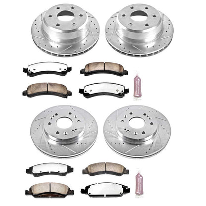 PowerStop Front & Rear Z36 Truck & Tow Brake Kit | Chevrolet Express 1500 (09-14) (K2826-36)