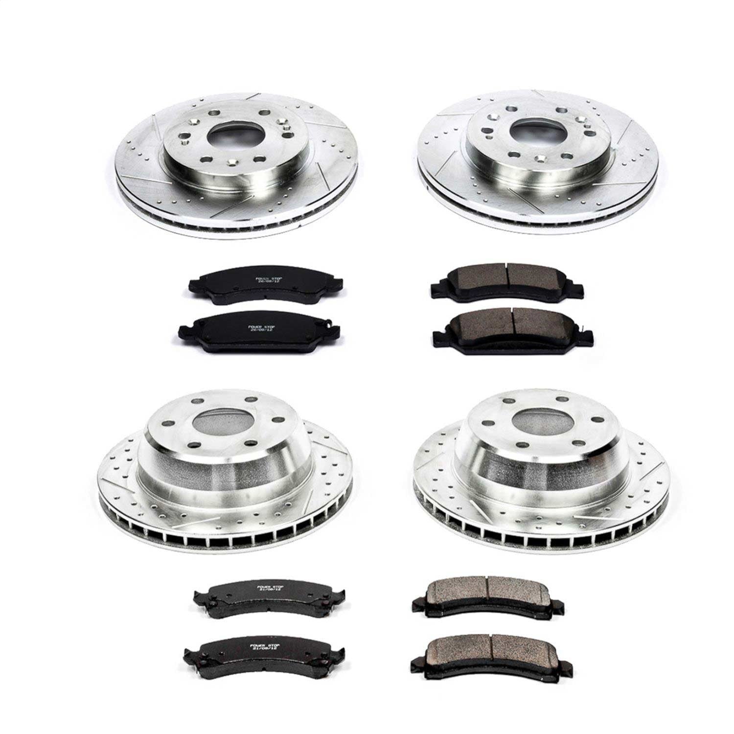 PowerStop Front & Rear Z23 Evolution Sport Brake Kit | Chevrolet Express 1500 (09-14) (K2826)