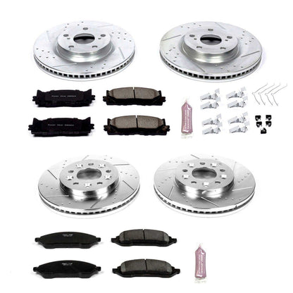 PowerStop Front & Rear Z23 Evolution Sport Brake Kit | Ford Freestar (04-07) (K2828)