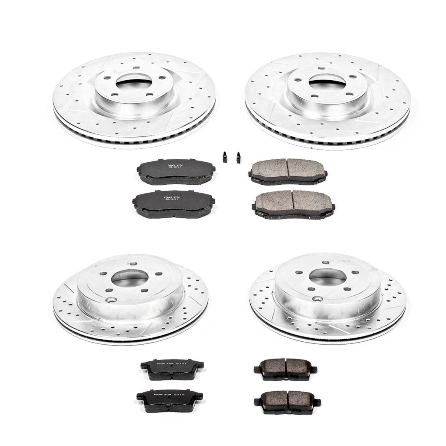 PowerStop Front & Rear Z23 Evolution Sport Brake Kit | Ford Edge (07-10) (K2829)